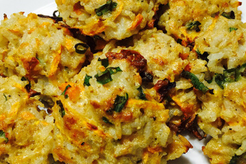 Bolinho de arroz integral assado