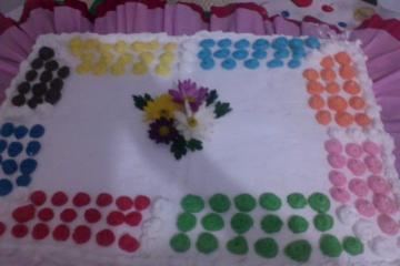 Bolo de festa confeitado fácil