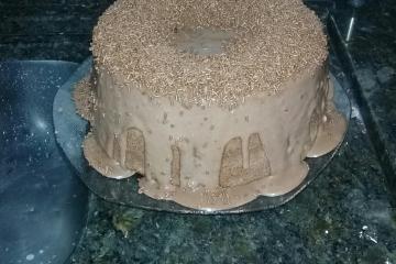 Bolo de chocolate da Lelê