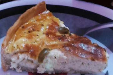 Quiche queijo Minas