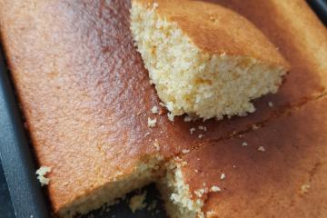 Receita de Bolo de fubá fofinho fácil