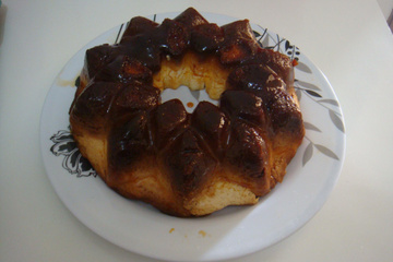 Pudim de pão (falso pudim de leite condensado)