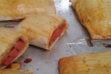 Cachorro quente de forno