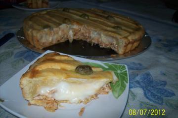 Empadão de frango com catupiry