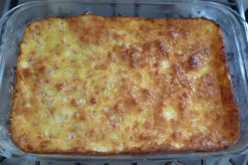 Torta de queijo e presunto