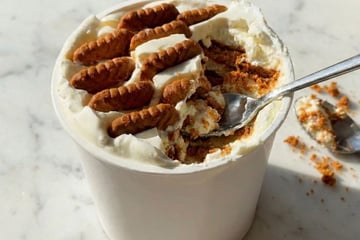 Cheesecake no pote de iogurte