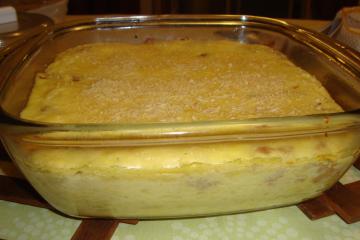 Escondidinho de sobra de carne assada
