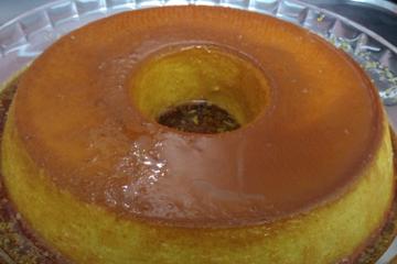 Pudim de leite condensado com creme de leite