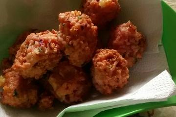 Bolinho de arroz simples da Valéria