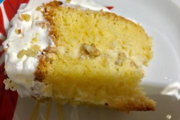 Bolo de nozes para aniversário