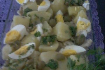 Salada de bacalhau com batata
