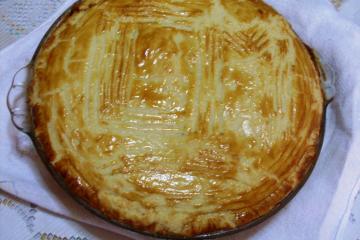 Torta de frango com massa podre diferente