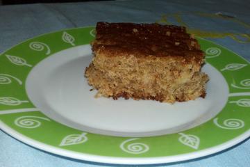 Bolo de banana com aveia