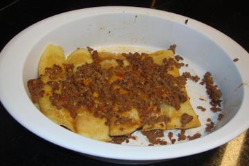 Panqueca básica de carne moída