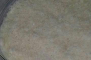 Arroz doce com coco ralado