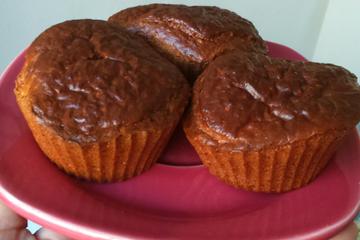 Muffins light de frutas vermelhas