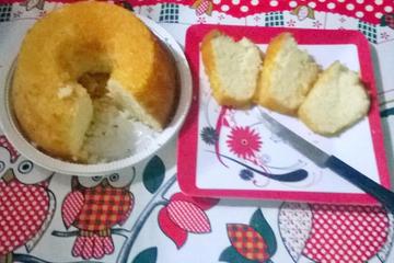 Bolo de arroz com iogurte de kefir