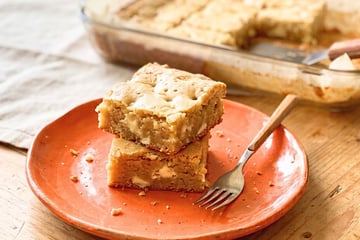 Brownie de leite Ninho com massa úmida e cremosa que desmancha na boca