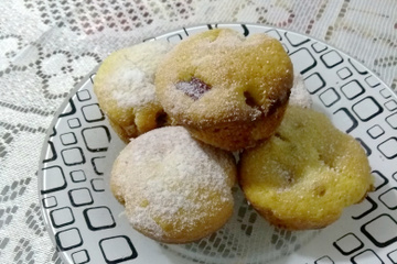 Bolinho de milho com goiabada