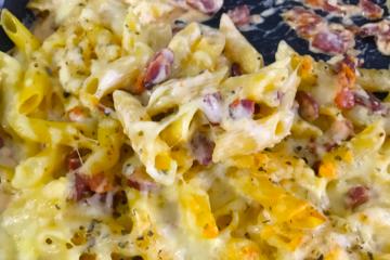 Penne ao bacon 
