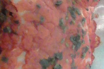 Filé de merluza à parmegiana