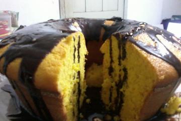 Bolo de cenoura com maionese