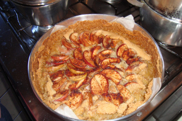 Torta de maçã simples