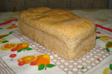Pão enriquecido com farelo de trigo