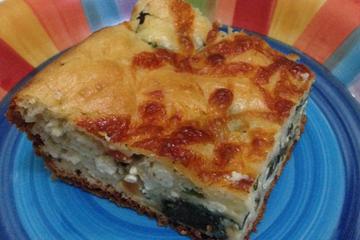 Deliciosa torta de espinafre e ricota