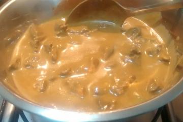 Estrogonofe de carne