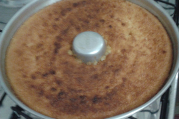 Bolo de macaxeira ou aipim