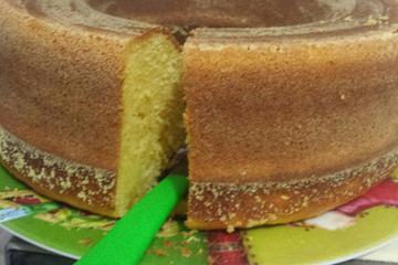 Bolo de milho verde com fubá