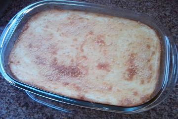 Torta de bacalhau com requeijão
