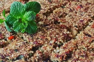 Quibe de quinoa