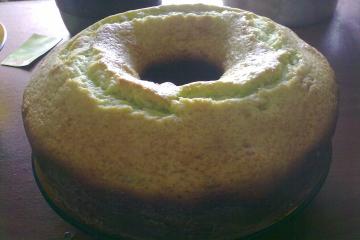 Bolo de gelatina de limão