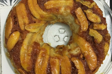 Torta de banana no liquidificador