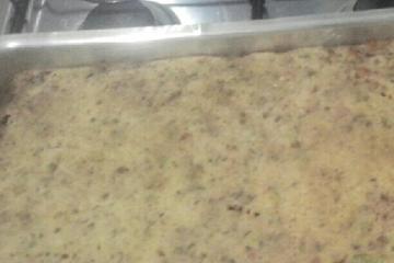 Torta de presunto e mussarela