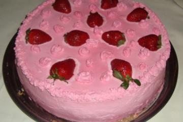 Bolo de morango