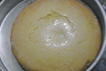 Bolo de fubá cremoso