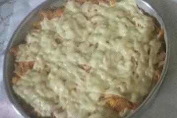 Pizza rápida de liquidificador