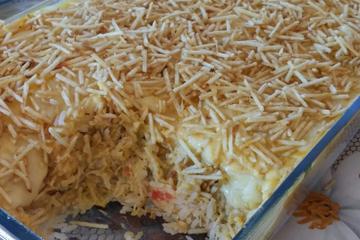 Arroz ao creme de milho