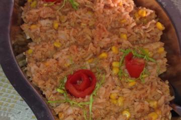 Receita de Risoto de frango desfiado com tomate seco, enviada por