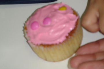 Cupcake de baunilha