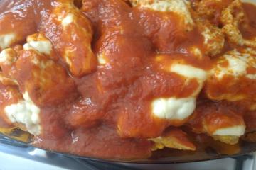 Filé de frango à parmegiana