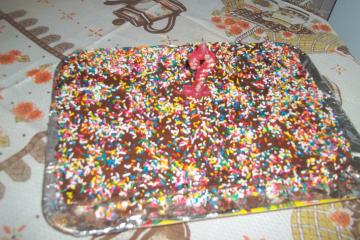 Bolo de chocolate de liquidificador
