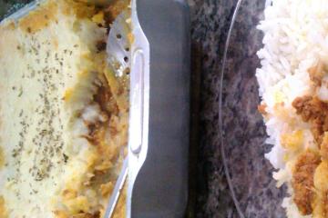 Escondidinho de carne moída