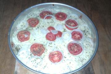 Massa de pizza fácil no liquidificador