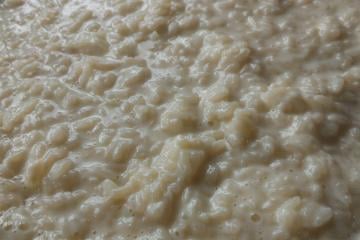 Arroz doce de panela de pressão