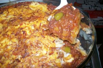 Escondidinho de carne seca