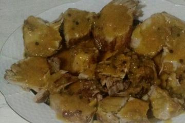 Lombo ao maracujá e mel